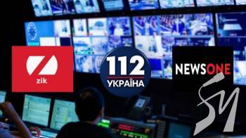 � ����� ������ 112 ������, NewsOne �� ZIK ������� ������ .ua